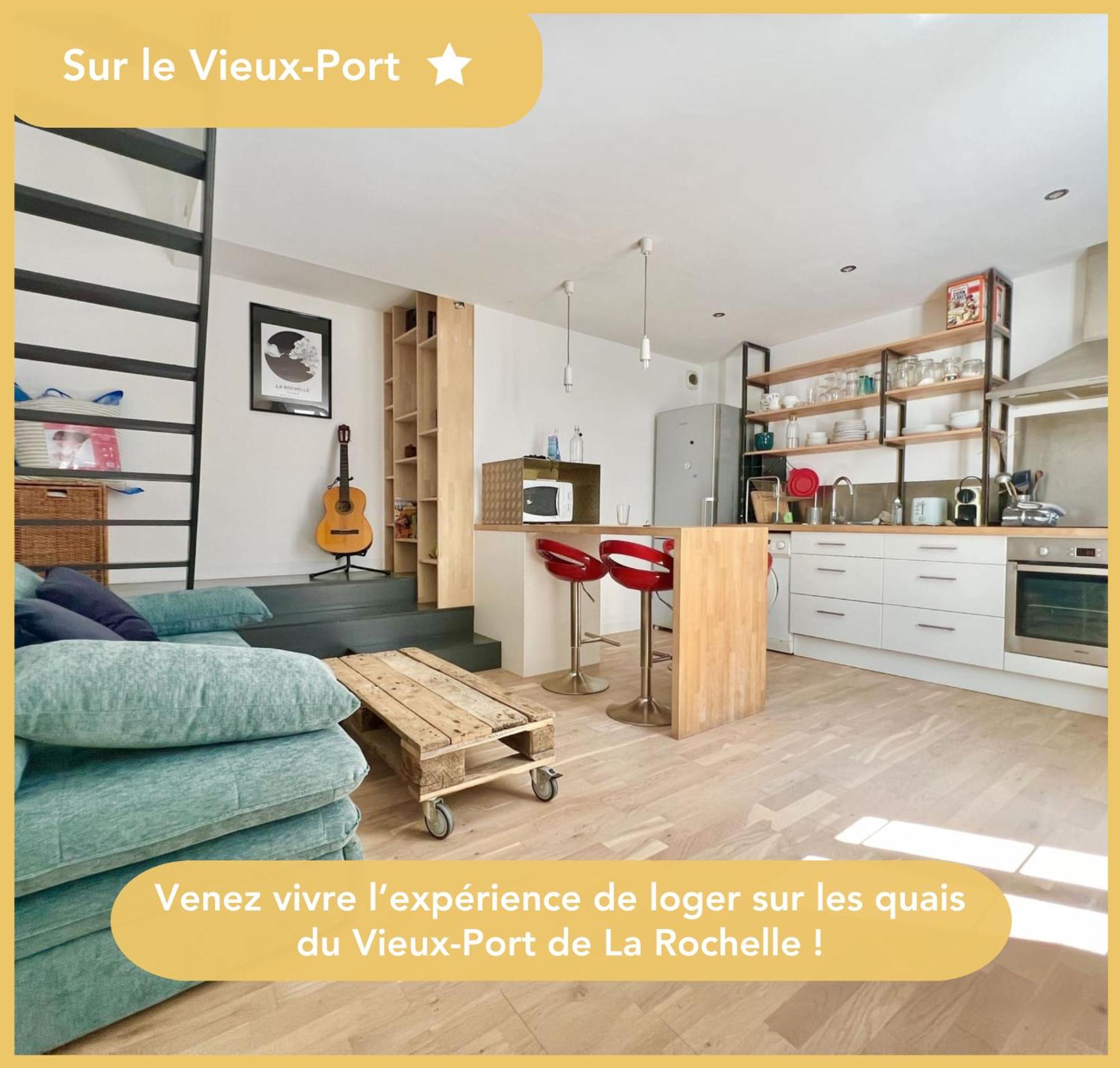 Appartement Sur Le Port - Duplex Cosy & Moderne Face Au Port - Wifi Gratuite - Parfaitement Equipe La Rochelle  Exterior photo
